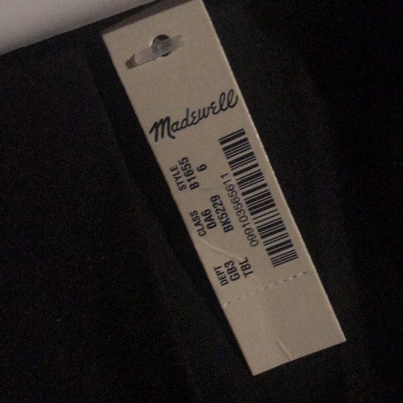 NWT Madewell Black Leather Blazer Sz: 6 - Picture 7 of 7